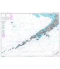 British Admiralty Nautical Chart 4977 Alaska Peninsula and Aleutian Islands to Seguam Pass