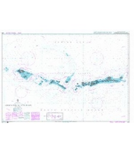British Admiralty Nautical Chart 4978 Amukta Pass to Attu Island