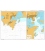 British Admiralty Nautical Chart 1105 Approaches to Guaymas