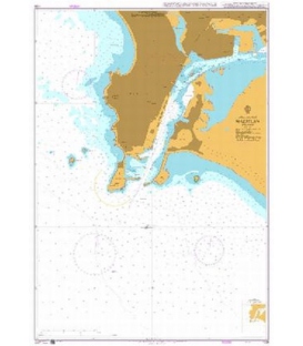 British Admiralty Nautical Chart 1106 Mazatlan