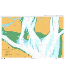 British Admiralty Nautical Chart 511 Entrance to the Río Guayas including Canal de Cascajal