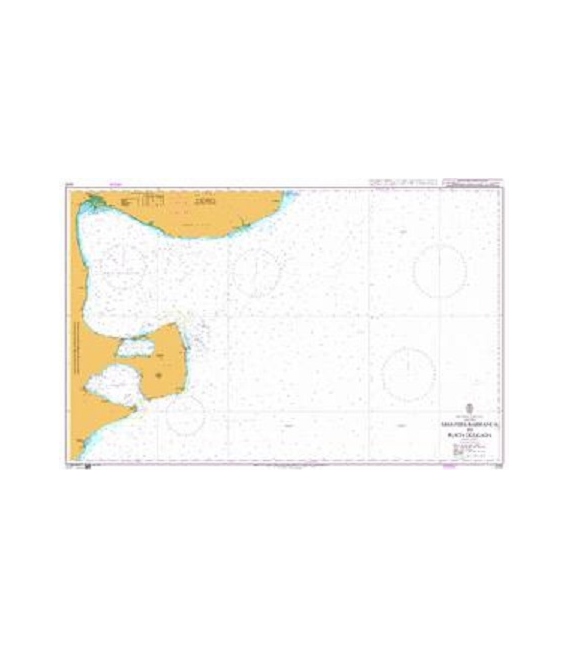 British Admiralty Nautical Chart 3330 Segunda Barranca To Punta Delgada