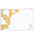 British Admiralty Nautical Chart 3331 Punta Delgada to San Gregorio