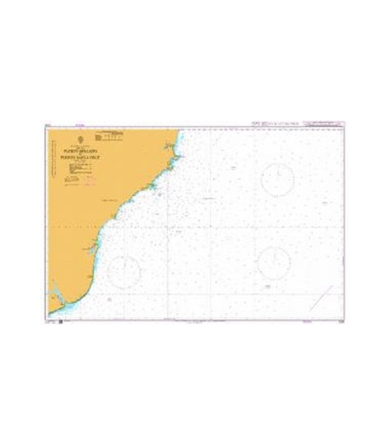 British Admiralty Nautical Chart 3334 Puerto Deseado To Puerto Santa Cruz