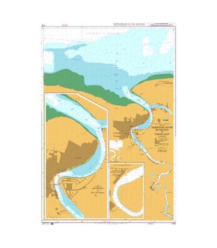 Traditional Paper Approaches to Mississippi River Paradise Cay Publications NOAA Chart 11366 32.4 X 46.2