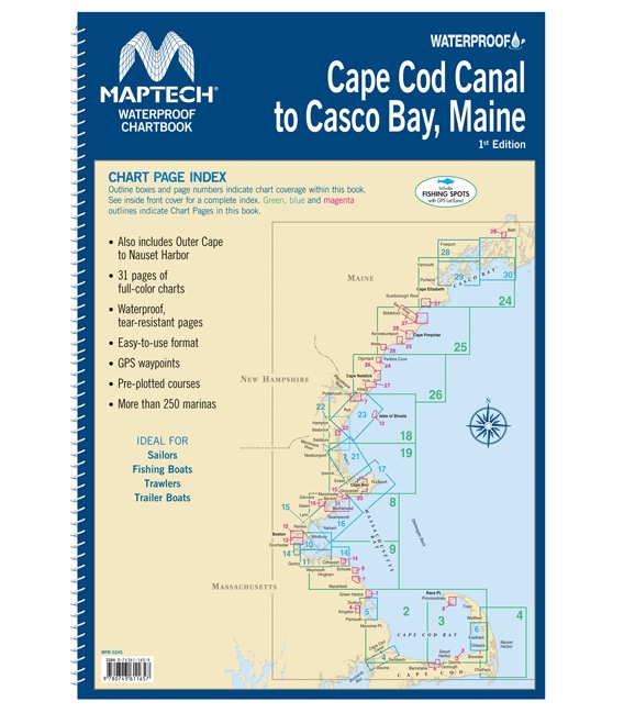 Cape Cod Canal to Casco Bay, Maine, 1st Edition 2017