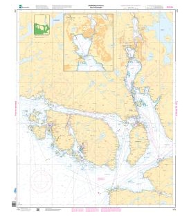 Norwegian Nautical Chart 478 Flekkefjord havn med innseilinger