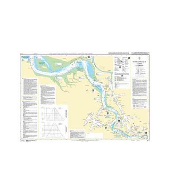 British Admiralty Chart 8010 Port Approach Guide Antwerp