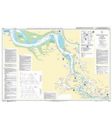 British Admiralty Chart 8010 Port Approach Guide Antwerp