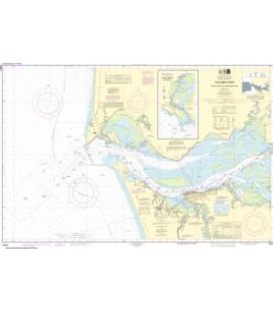 NOAA Chart 18521 Columbia River Pacific Ocean to Harrington Point - Ilwaco Harbor