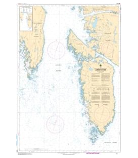 Canadian Nautical Chart 3980 Laredo Sound