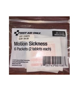 Anti-Seasickness (Motion Sickness) Tablets (12-pack)