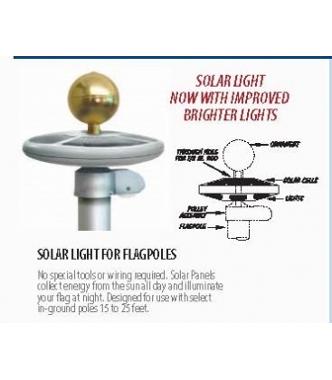 Solar Light for Flag Poles