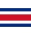 Costa Rica Courtesy Flag (Civil)