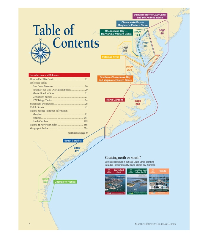 Embassy Cruising Guide Chesapeake Bay to Florida (including the IC...