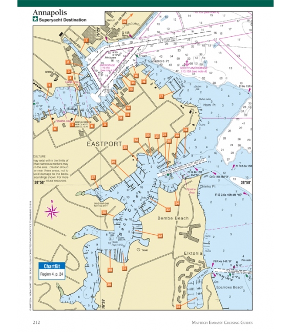 Embassy Cruising Guide: Chesapeake Bay to Florida, 8th Edition 2021