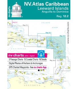 NV-Charts Reg. 12.2, Leeward Islands, Anguilla to Dominica 2022/23
