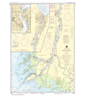 NOAA Chart 14852 St. Clair River - Head of St. Clair River