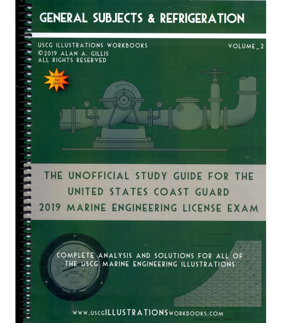 USCG Illustrations Workbook, Volume 2 (General Subjects & Refrigeration) 2019