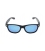 Fultons - Hopkins: Glossy Black / Mirrored Sky Blue Polarized
