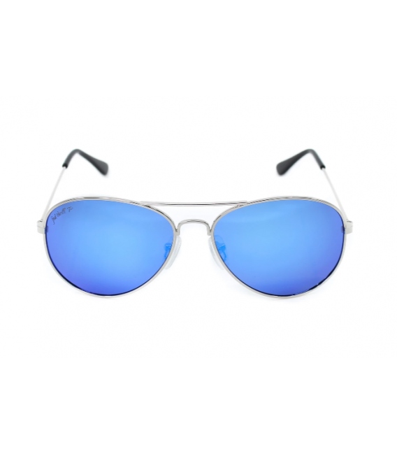 Mavericks - Tides: Silver / Mirrored Blue Polarized