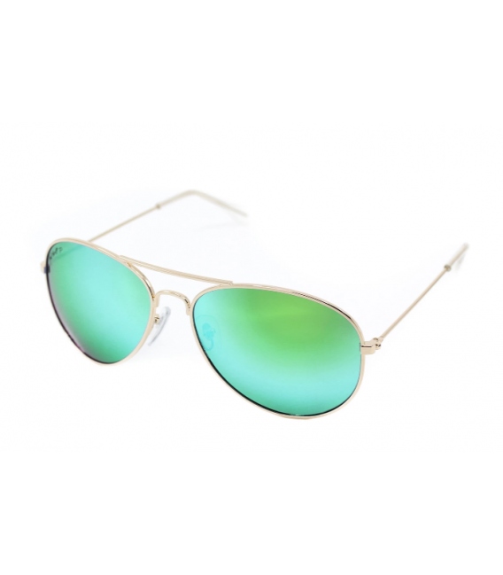 Mavericks - Limes: Gold / Mirrored Green Polarized