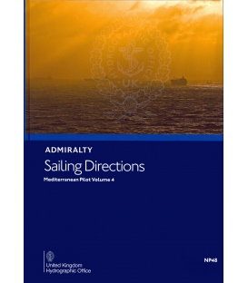 Admiralty Sailing Directions NP48 Mediterranean Pilot, Vol. 4, 18th Edition 2019