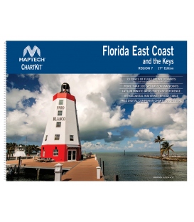 Maptech ChartKit Region 7: Florida East Coast and the Keys - 17th Edition 2019