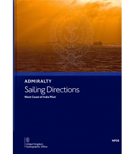 NP 38 Admiralty Sailing Directions West Coast of India Pilot, 19th Edition 2019
