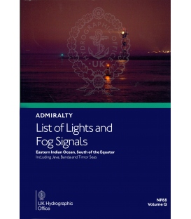 NP88 Admiralty List of Lights and Fog Signals Volume Q:  Eastern Indian Ocean South of the Equator, 3rd  Edition 2023