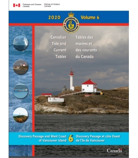 Canadian Tide and Current Tables, Volume, 6 Discovery Passage and West Coast of Vancouver Island (2020 Edition)
