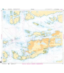 Norwegian Nautical Chart 479 Florø havn, Stabben-farvannet