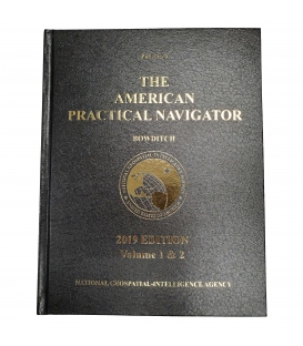 The American Practical Navigator (Bowditch) Pub. 9 Volumes 1 & 2 (Combined) (Hardcover) (2019 Edition)