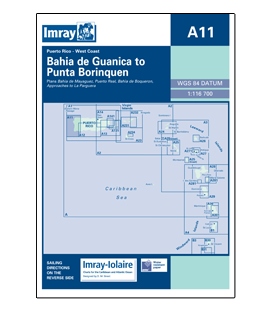 Imray Chart A11: Bahia de Guanica to Punta Borinquen
