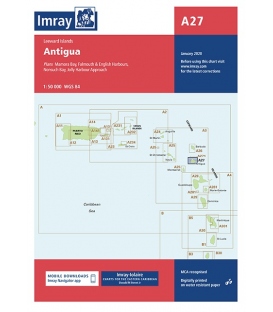 Imray Chart A27: Antigua (2022)