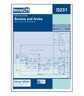 Imray Chart D231: Bonaire and Aruba