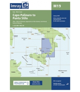 Imray Chart M19: Capo Palinuro to Punta Stilo 