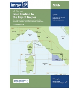 Imray Chart M46: Isole Pontine to the Bay of Naples, 2019 Edition
