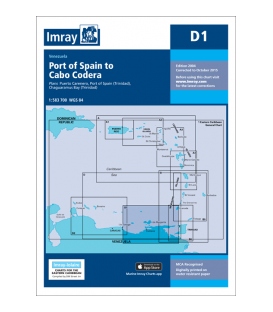 Imray Chart D1: Port of Spain to Cabo Codera