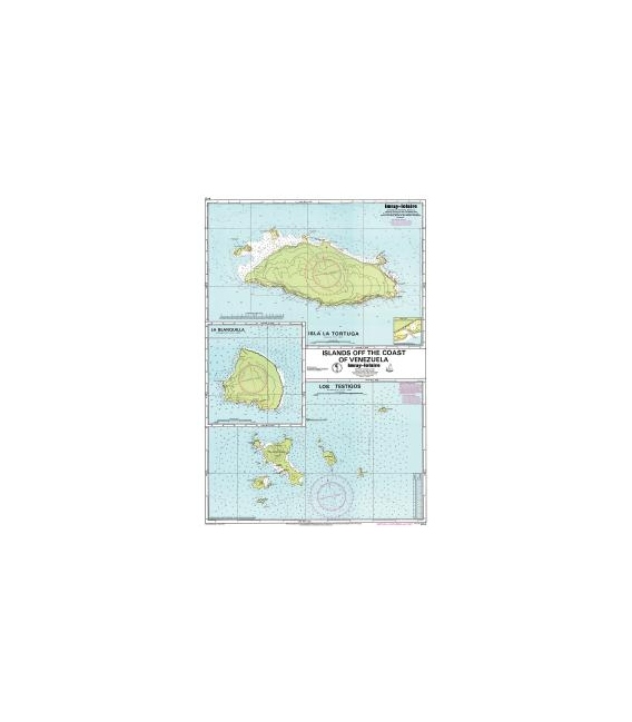 Imray Chart D14: Islas los Testigos, Isla La Tortuga, La Blanquilla