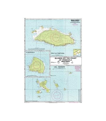 Imray Chart D14: Islas los Testigos, Isla La Tortuga, La Blanquilla