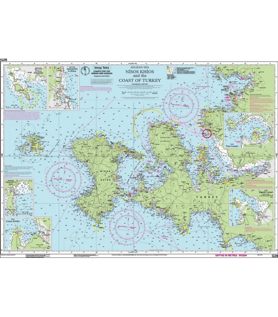 Imray Chart G28: Nísos Khíos & the Coast of Turkey