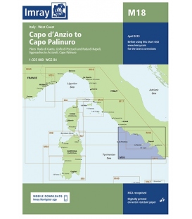 Imray Chart M18: Capo d'Anzio to Capo Palinuro