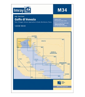Imray Chart M34: Golfo di Venezia 