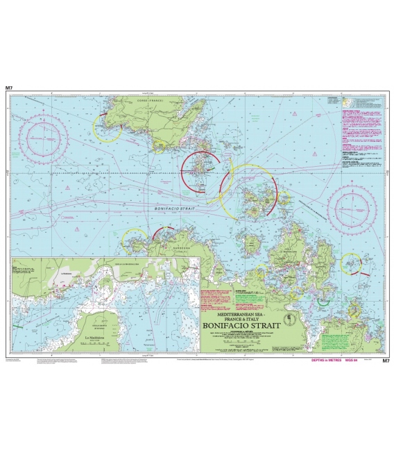 Imray Chart M7: Bonifacio Strait 