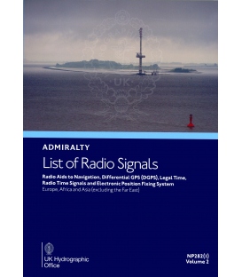 NP282(1): Admiralty List of Radio Signals: Europe, Africa and Asia (excluding the Far East), 4th Edition 2023
