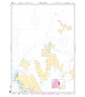 Norwegian Nautical Chart 541 Nordporten - Sjuøyane