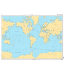 OceanGrafix French (SHOM)  Nautical Chart 0101 Planisphère terrestre (axé sur 65° Ouest) Nautical Chart 0101 Planisph
