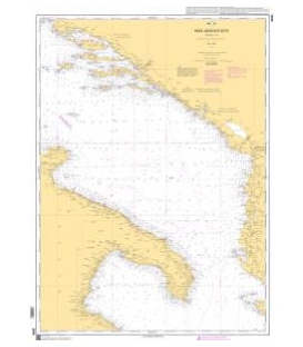 OceanGrafix French (SHOM) Nautical Chart 3976 Mer Adriatique - Partie Sud