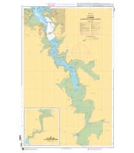 OceanGrafix French (SHOM) Nautical Chart 4233 La Rance - De Saint-Malo à lécluse du Châtelier